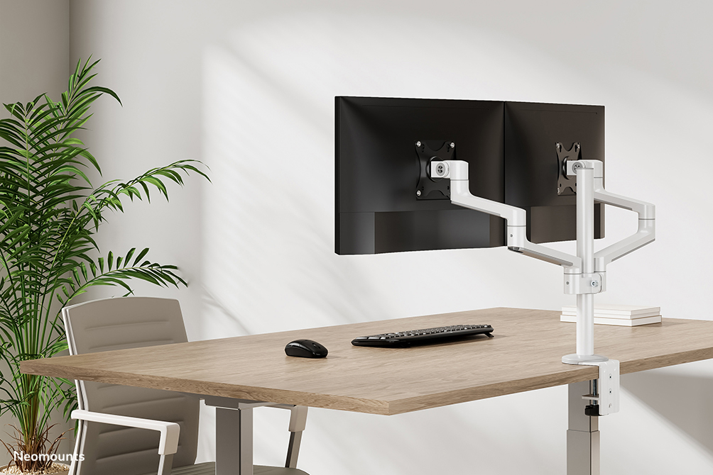 Neomounts DS60-425WH2 Support d'écran à fixer 17-27" - économie d'espace
